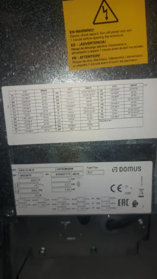Secadora Industrial Domus HPD-10 M G