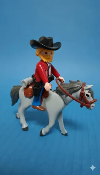 Playmobil Vaquero con Caballo