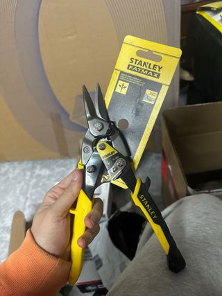 Tijeras de chapa Stanley FatMax corte recto