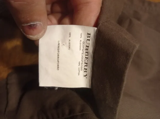 Camisa Burberry Talla M Marrón