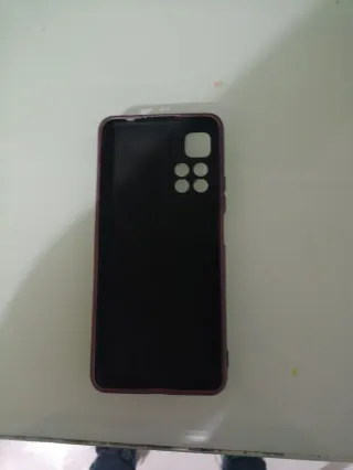 Teléfono móvil negro