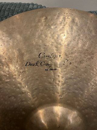 Prato Zildjian K Custom Dark Complex Ride 22" RARO