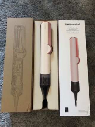 Piastra per capelli Airstrait Rosa e Bianco