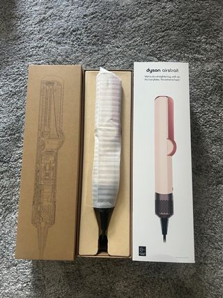 Piastra per capelli Airstrait Rosa e Bianco