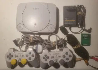 Consola Sony PSone con 2 mandos y Memory Card
