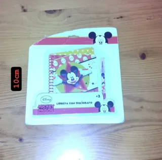 Libreta y Bolígrafo Mickey Mouse Disney