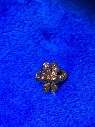 Pendiente Avispa 18k