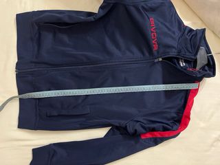 Felpa allenamento Givova blu e rossa