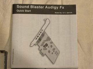 Tarjeta Sonido Creative Sound Blaster Audigy Fx
