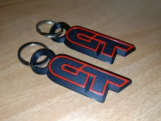 2 llaveros GT de Opel