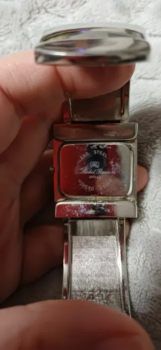 Reloj Michel Renee Rectangular Rosa