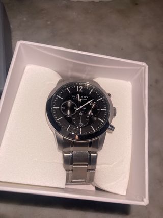 Reloj Viceroy Negro y Plateado