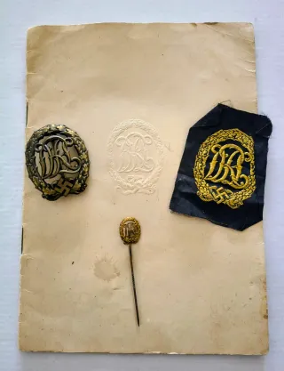 Militaria Distintivo Documento Reichssportabzeich
