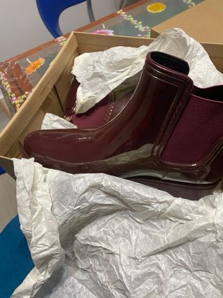 Botas de agua burdeos de Gioseppo