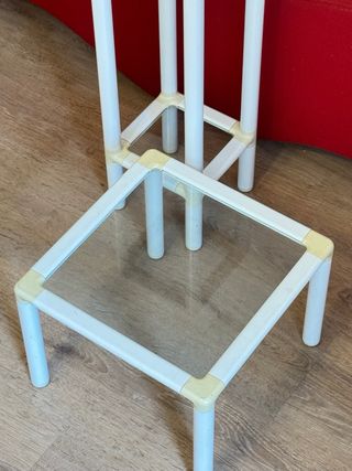 MESITAS AUXILIAR PARA PLANTAS VINTAGE SPACE AGE