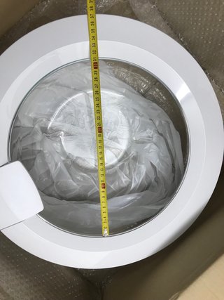 Puerta lavadora con cristal