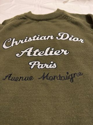 Christ¡an Di0r Atelier Paris Jersey Verde