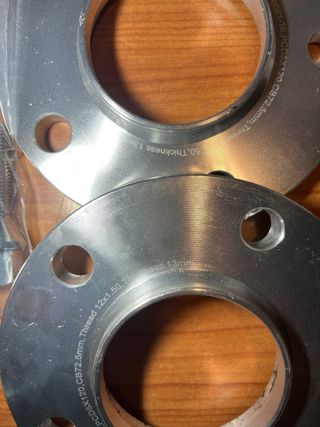 Separadores 13mm 5x120 + Tornillos