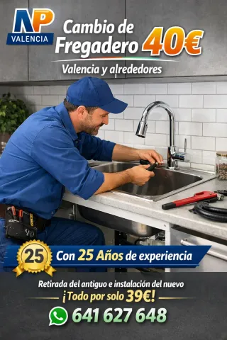 Fregadero | INSTALACIÓN 39€ Valencia