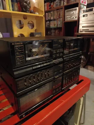 Módulo amplificador, pletina cassette, ecualizador