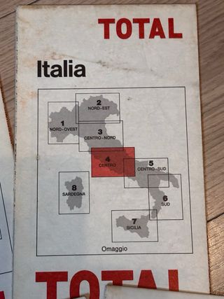 Cartine Italia anni '60 - TOTAL