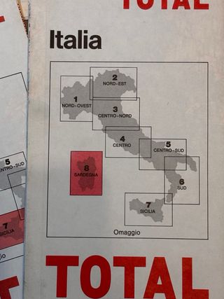 Cartine Italia anni '60 - TOTAL