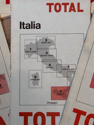 Cartine Italia anni '60 - TOTAL