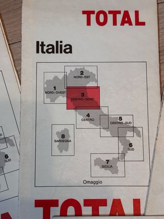 Cartine Italia anni '60 - TOTAL