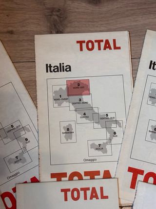Cartine Italia anni '60 - TOTAL