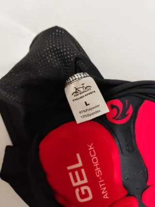 Culote ciclista X-Tiger negro