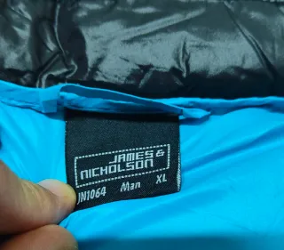 JAMES&NICHOLSON piumino sportivo imbottito uomo XL