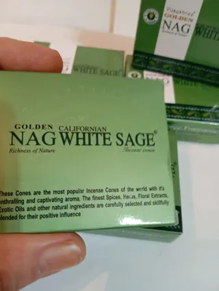 Coni incenso Vijayshree Salvia Bianca