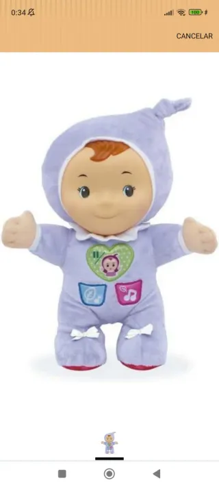 Muñeca Vtech Estela Luz de Cuna gusiluz