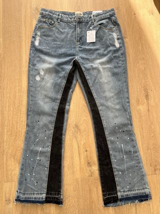 Pantalón Gallery Dept azul con negro