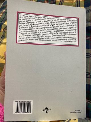 Lecciones de Derecho Civil