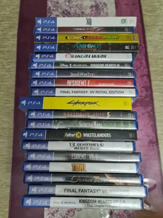 Lote 19 Videojuegos Sony PS4. Nuevos con Precinto.
