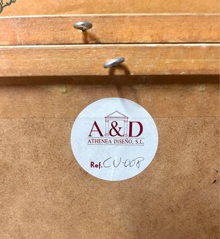 Juego 2 Cuadros Dorados con Marco Tallado | Decor