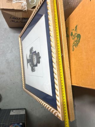 Juego 2 Cuadros Dorados con Marco Tallado | Decor