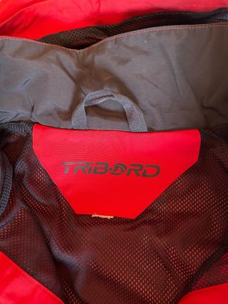 Chaqueta Tribord Roja con Capucha