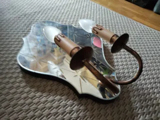 Lampara Aplique Veneciano Art Decó Años 40