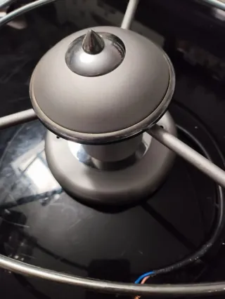 Lámpara de techo moderna cristal y metal