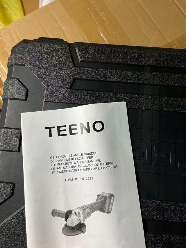 Amoladora Angular 20V con Batería y Cargador