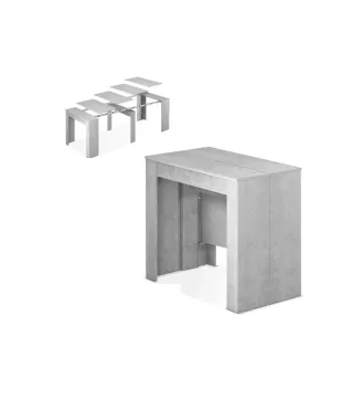 Mesa extensible gris