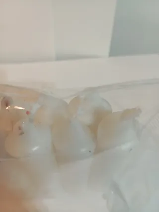 20 Candele Bianche 10cm