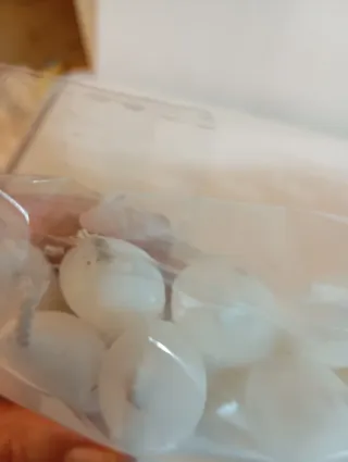 20 Candele Bianche 10cm