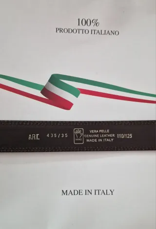 Cintura in pelle Made in Italy