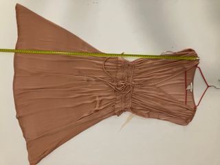 Vestido H&M estilo griego rosa T.36