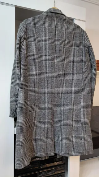 Abrigo de vestir cuadros