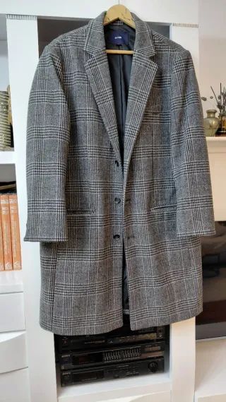 Abrigo de vestir cuadros