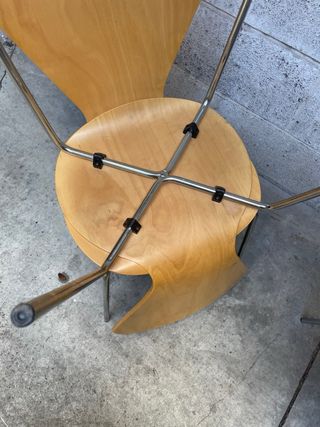 SET 4 SEDIE VINTAGE LEGNO CURVATO FAGGIO STILE